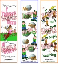 Mulligan Golf Excuses Bookmarks #1