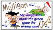 Individual Mulligan Golf Excuses 5D — My Sunglasses Made the Green Slope the Wrong Way!
